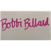 Image 1 : Bobbi Billard original signature