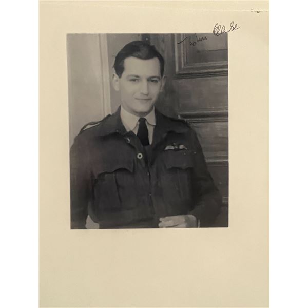 Air Commodore John Ellacombe DFC signed photo
