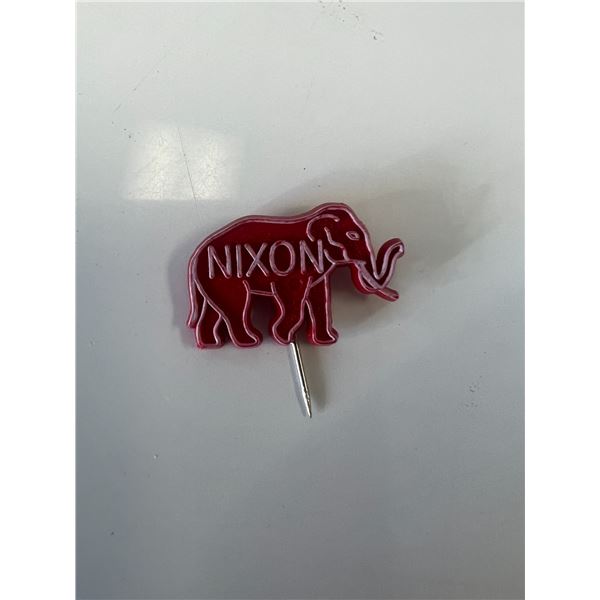 Nixon republican elephant pin