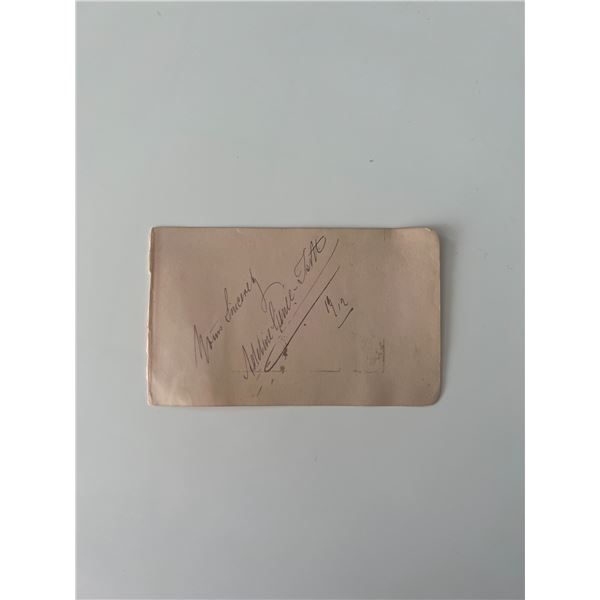 Prima ballerina Adeline Genée original signature