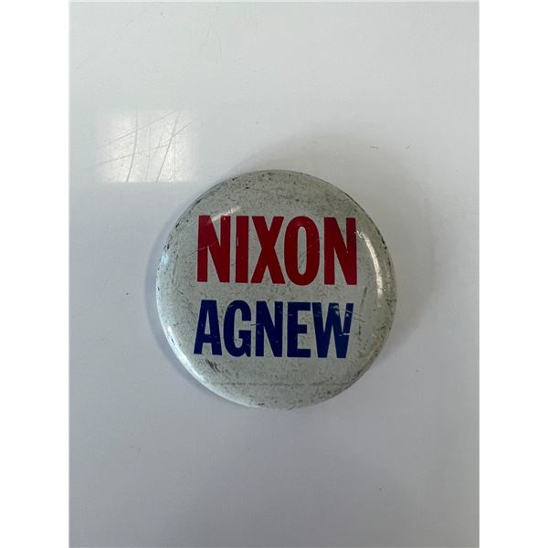 Nixon- Agnew presidential campaign pin