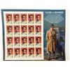 Image 1 : Humphrey Bogart, Legends of Hollywood, Full Sheet of 20 x 32-Cent Postage Stamps, USA 1997, Scott 31