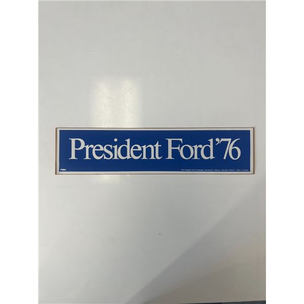 Gerald Ford presidential campaign bumper sticker