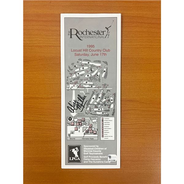 Alice Miller Signed 1995 Rochester International Golf Tournament Program