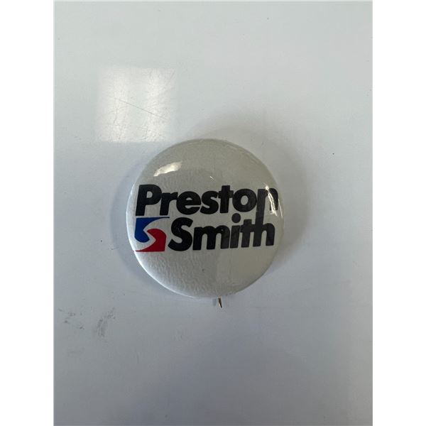Preston Smith for Texas Governor campaign pin