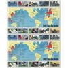 Image 1 : 1992 WW II 1942 Into the Battle - 20 Stamp Sheet