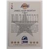Image 1 : James Worthy Lakers NBA Hoops Basketball Card