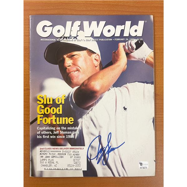 Jeff Sluman signed 1997 Golf World Magazine
