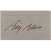 Image 1 : Fashion designer Bill Blass original signature