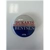 Image 1 : Dukakis-Bentsen presidential campaign pin