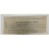 Image 1 : Former Governor of New York David B. Hill 1908 signed check