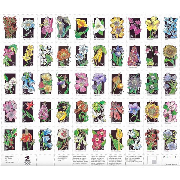 Wildflowers Stamps