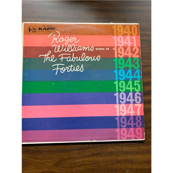 Songs Of The Fabulous Forties Roger Williams Album