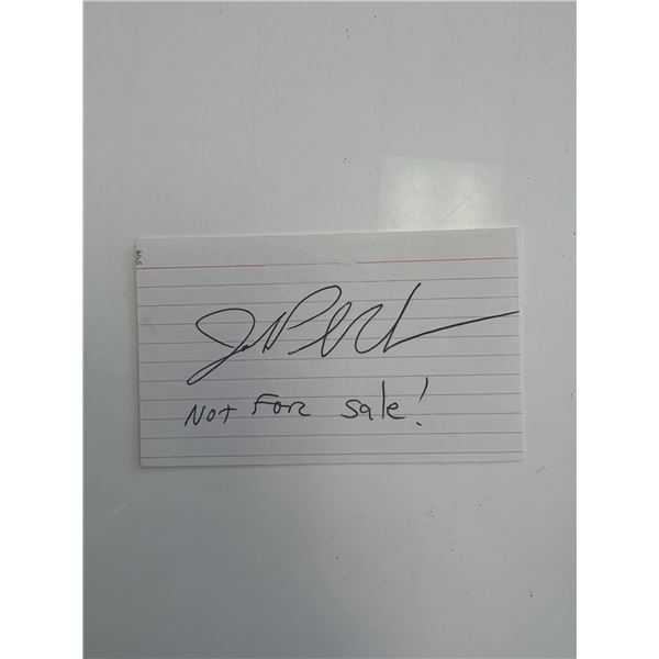 Point Break actor John Philbin original signature