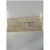 Image 1 : Former Governor of New York David B. Hill 1908 signed check