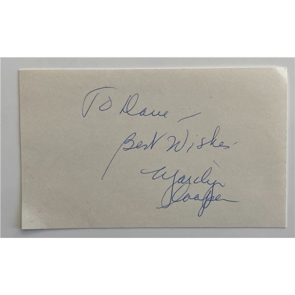 Marvin Cooper original signature