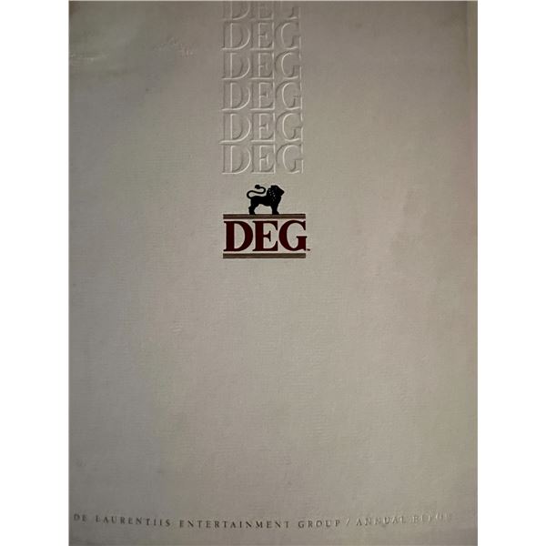 DEG 1986 annual report book