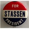 Image 1 : Harold Stassen for President pin