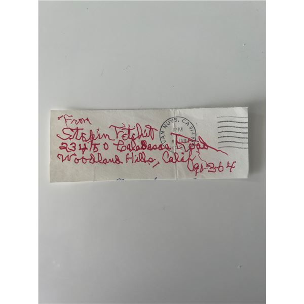 Actor Stepin Fetchit signature cut