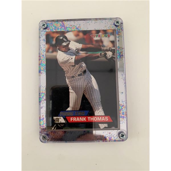 Frank Thomas Young Star Framed Baseball Card