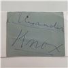 Image 1 : Alexander Knox signature cut