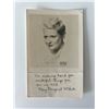 Image 1 : Mary Margaret McBride signed photo with note