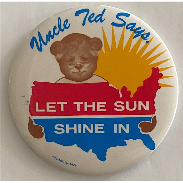 1980 Edward Ted Kennedy President political pin