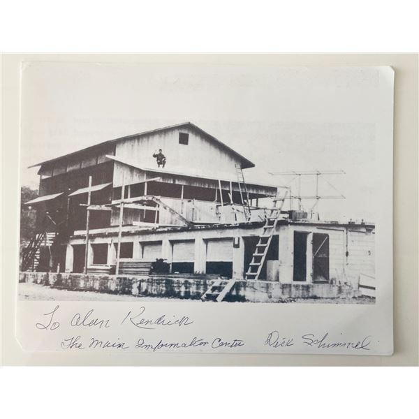 WWII veteran and Pearl Harbor survivor Richard Schimmel signed photo