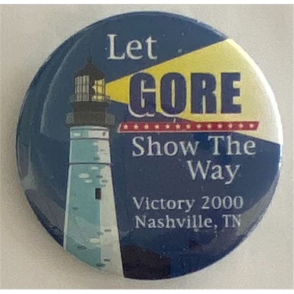 Let Gore Show the Way-Victory 2000 Nashville pin