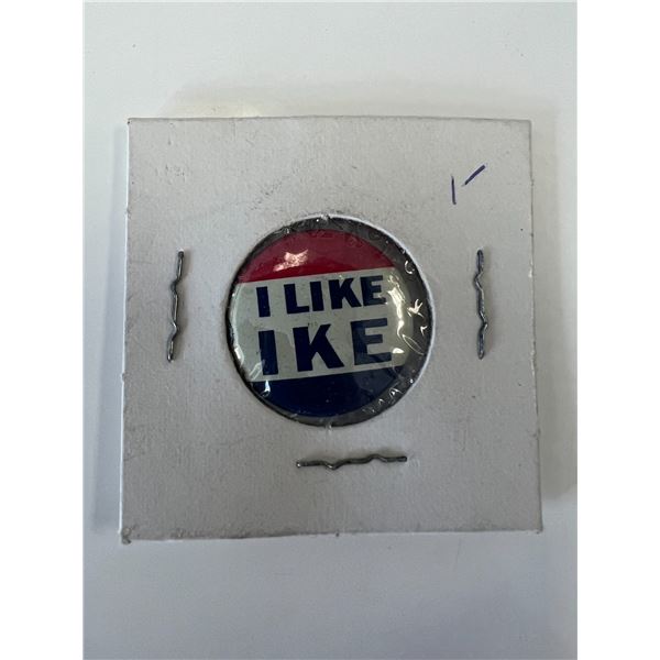 I Like Ike campaign pin