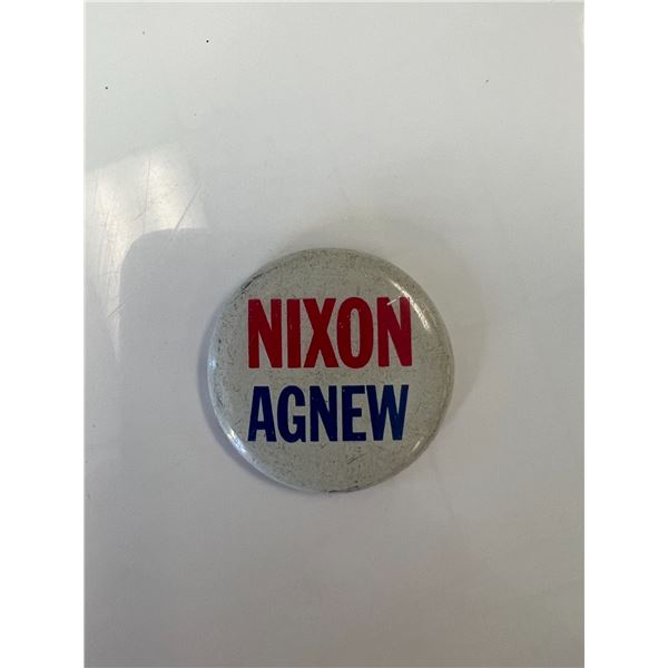 Nixon- Agnew presidential campaign pin