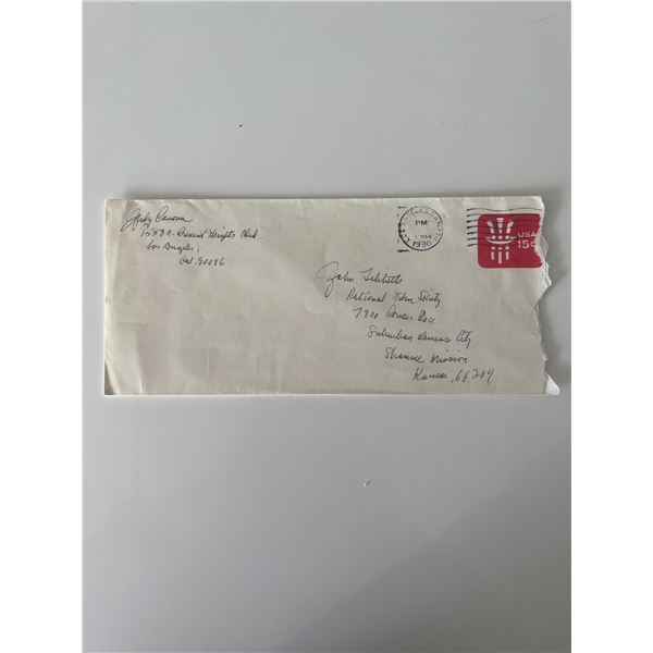 Judy Canova signed FDC