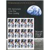 Image 1 : 25th Anniversary Moon Landing Stamps