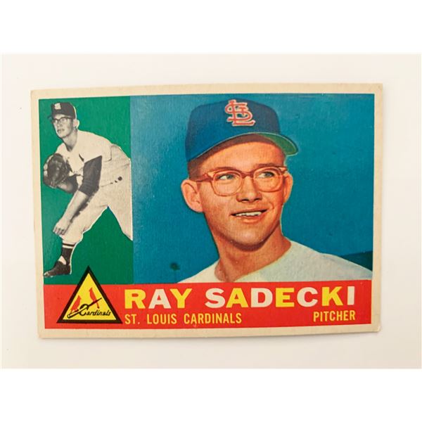 Ray Sadecki Cardinals Vintage Baseball Card