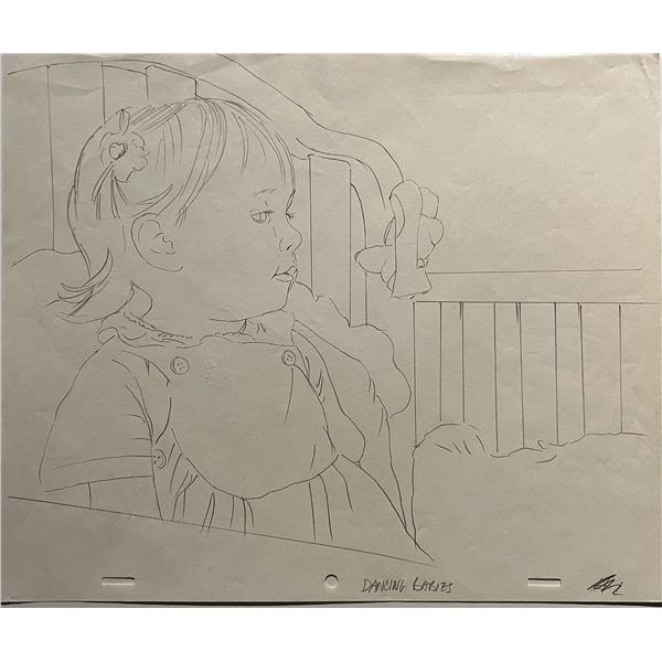 Dancing Babies original hand drawn artwork