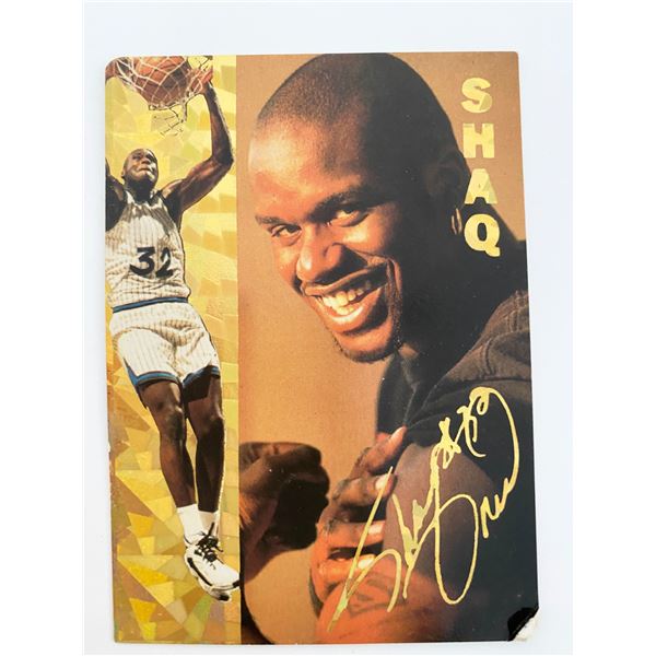 Shaq Facsimile Signed Basketball Card