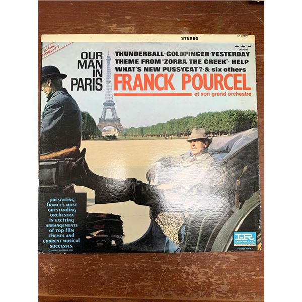 Franck Pourcel And His Orchestra Our Man In Paris Album