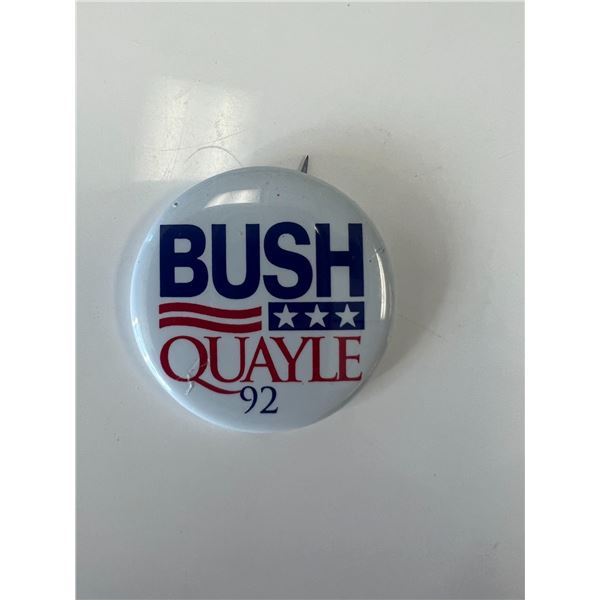 Bush-Quayle presidential campaign pin