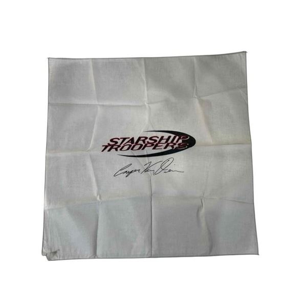 Starship Troopers (1997) - Crew Gift handkerchief From Casper Van Dien