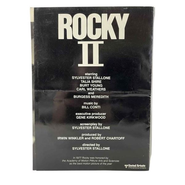 Rocky II (1979) - Press Folder