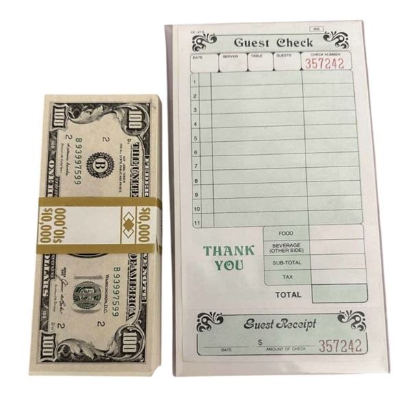 Goodfellas (1990) - Restuarant Receipt and Cash
