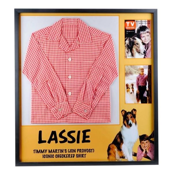 Lassie (1954–1974) - Timmy Martin's (Jon Provost) Framed Iconic Checkered Shirt
