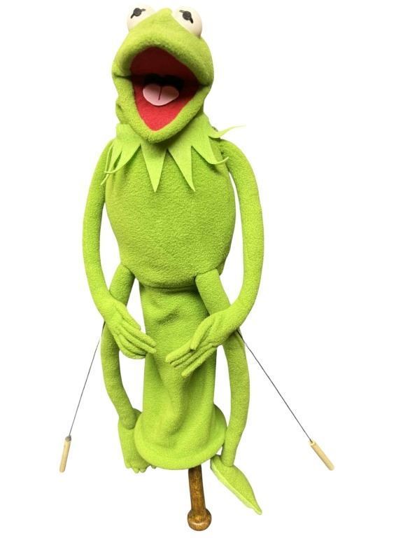 Kermit The Frog Hand Puppet - High End Replica - Test Site