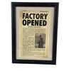 Image 1 : Charlie and the Chocolate Factory (2005) - Framed Newspaper Clipping (Wonka's Office)
