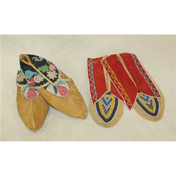 Two Pairs of Moccasins