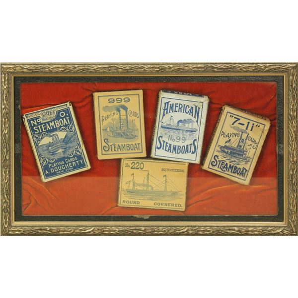 Steamboat Playing Card Display