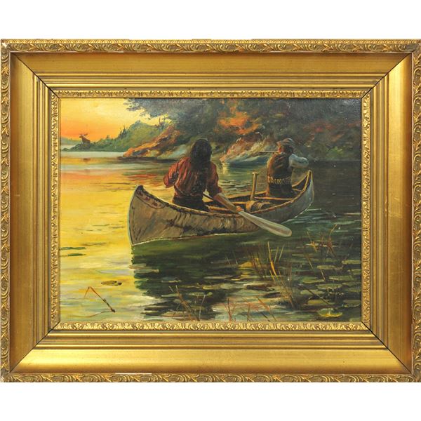 Philip Goodwin Oil Painting "The Moose Call"