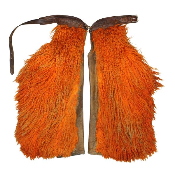 Orange Angora Chaps