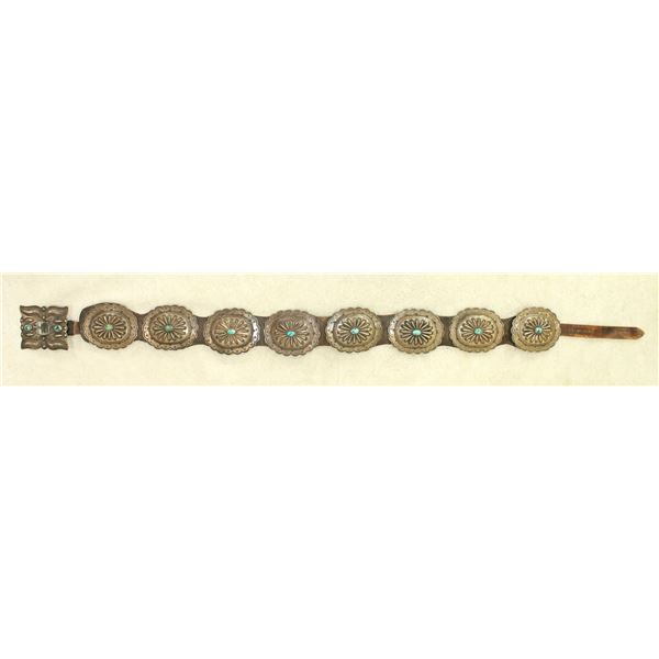 Navajo Silver Concho Belt