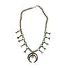Image 1 : Navajo Squash Blossom Necklace